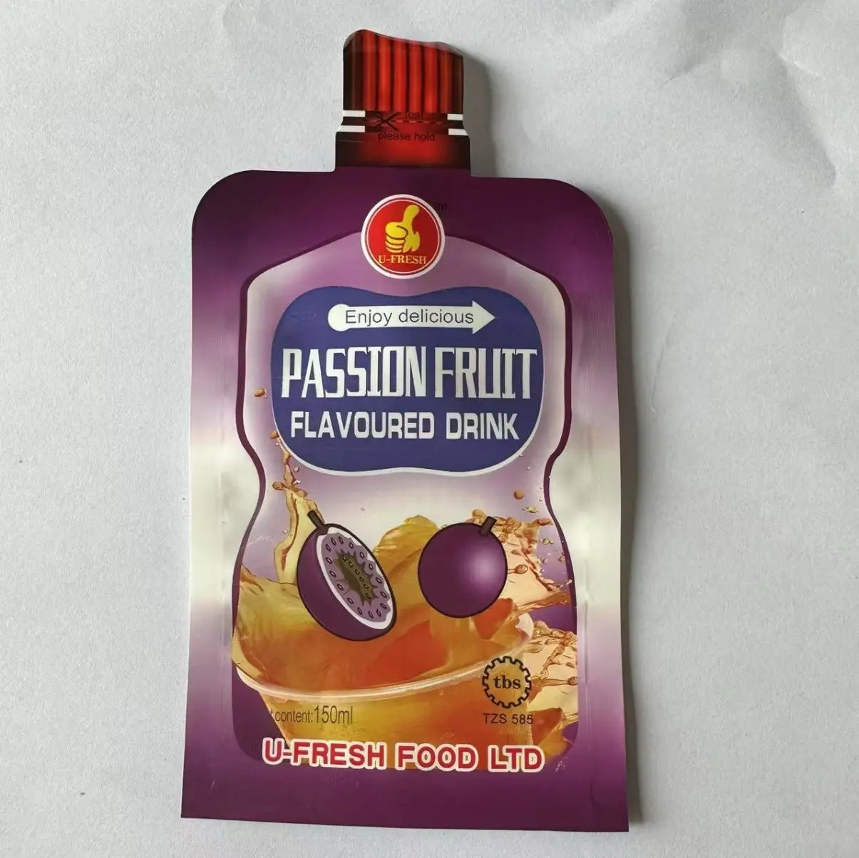 Foil packaging bag for liquid freshness